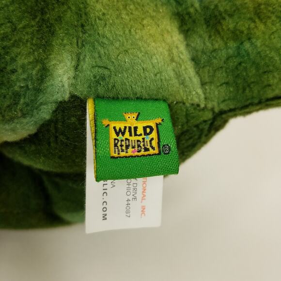 Wild Republic Oviraptor Green Yellow Dinosaur Plush Stuffed Animal Toy 2014 - Picture 6 of 10